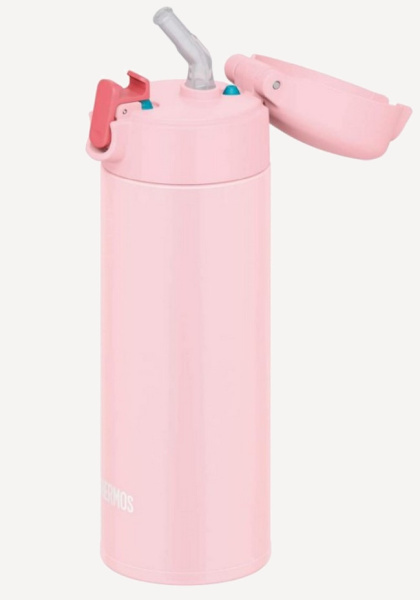 Термос THERMOS FJM-350 LP (Pink) с трубочкой +6h/-6h 0,35л (розовый)